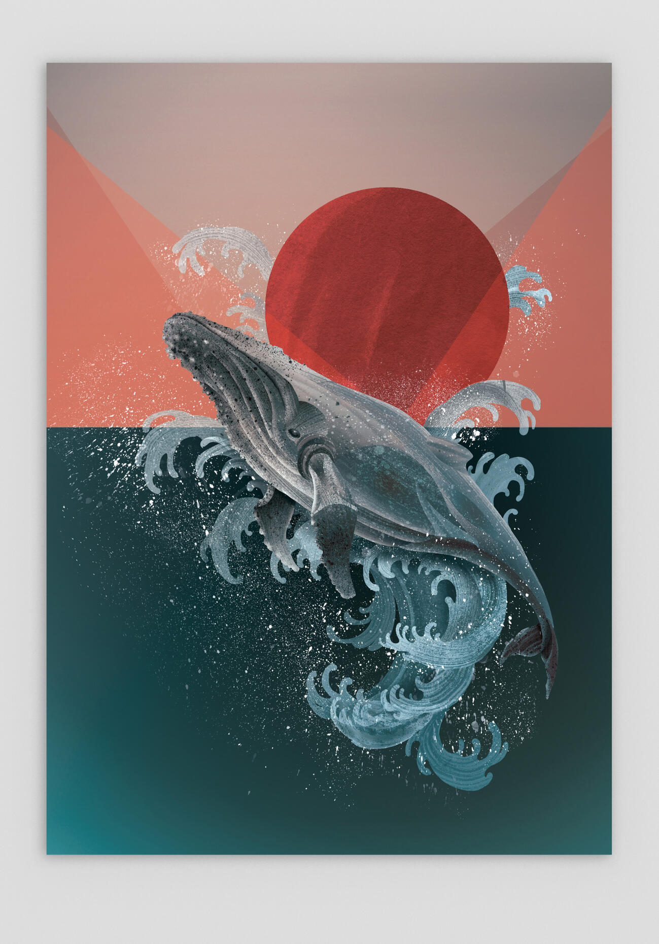 Japanese-Inspired Poster Design, Digital, 2024